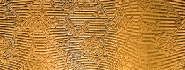 Background of a textured curtain