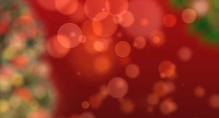 christmas background red bokeh wallpaper