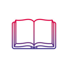 open book fantasy line gradient icon