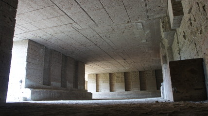 Japanese Oya stone quarry site