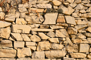 Brick and stone walls