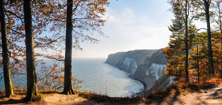 Stubbenkammer, Kreidefelsen, Nationalpark Jasmund, Insel R&uuml;gen