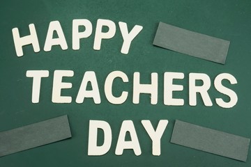 Obraz premium World Teachers' Day background - 5 October Unesco World Teachers's Day celebration concept