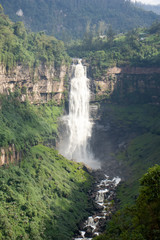 Beautiful view of waterfall Salto del Tequendama in Colombia