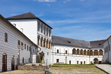 Fototapeta premium renaissance castle Kolstejn, town Branna, Jeseniky mountains, Czech republic