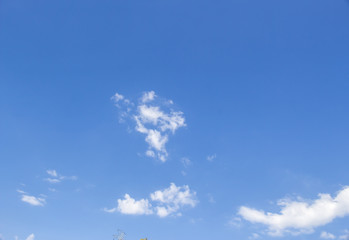 blue sky with clouds