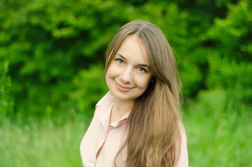 Naklejka premium woman portrait