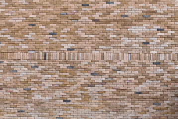 Old brick wall background image assorted colors Arranged horizontally, vertically
