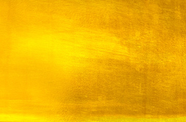 Shiny yellow leaf gold foil texture