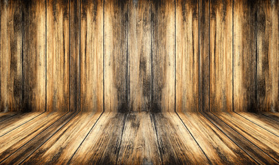 Old grunge dark textured wooden background