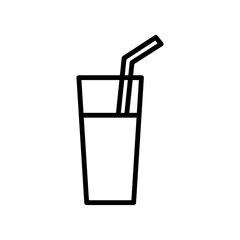 Drink Icon Vector Simple Design