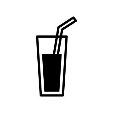 Drink Icon Vector Simple Design