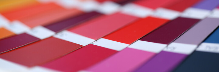 Color print of pantone statistics offset