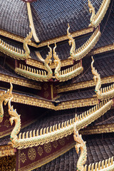 top of a thai temple