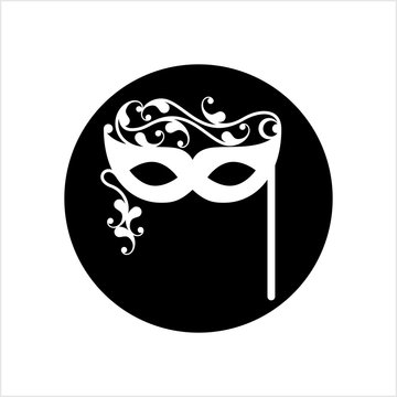 recommend clip art: Carnival, Masquerade Mask Icon