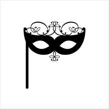 recommend clip art: Carnival, Masquerade Mask Icon