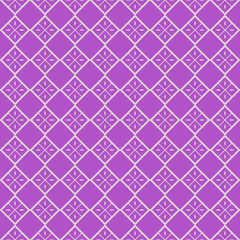 Seamless geometric pattern. Vector illustration. Purple white color