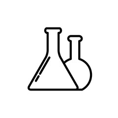 Erlenmeyer Flask Icon Vector
