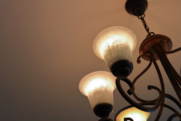 light lamp ceiling of interior design