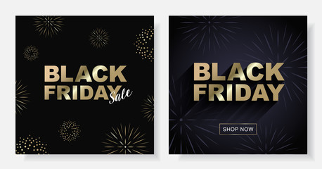 Black Friday sale vector background