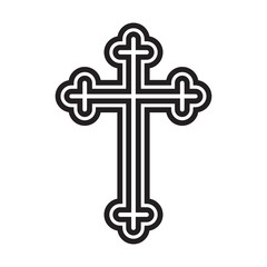 Orthodox Religion Cross Icon