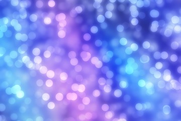 Background bokeh light holiday decoration, color gleam.