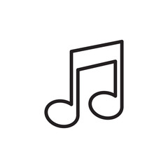 Music Notes Icon Vector