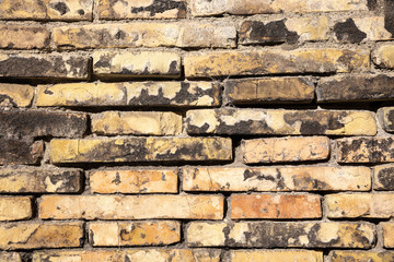 Texture of old brick wall