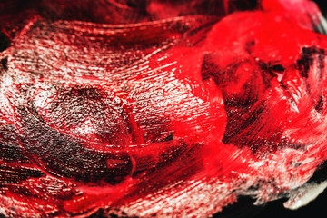 Abstract painted background. Background was painted on black paper.