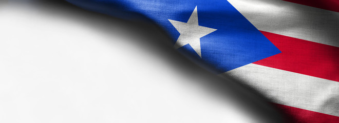 Puerto Rico Waving Flag