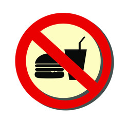 no fast food sign