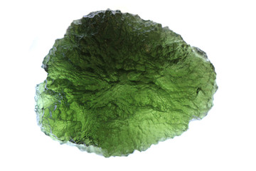 czech moldavite isolated © jonnysek