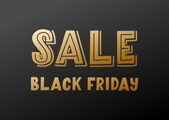 Sale black friday hand drawn lettering