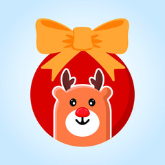 stock vector set of cute christmas postcard. describe christmas poster, greeting cards, header, website. vector illustration background