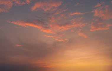 Cloud sky in heaven as background