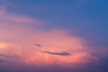 Cloud sky in heaven as background