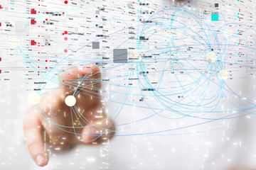 data code binary concept