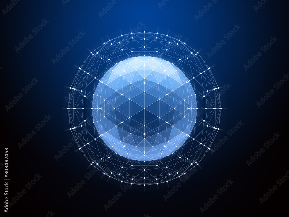 Poster abstract background with space for text