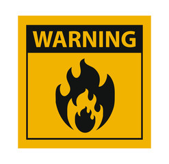 fire danger sign