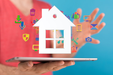 using futuristic interface of smart home automation iot