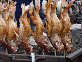 のどぐろの塩焼き