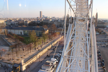 from a merry-go-round in paris (france)