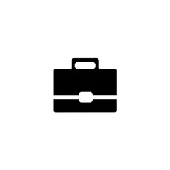 suitcase icon. vector flat illustration