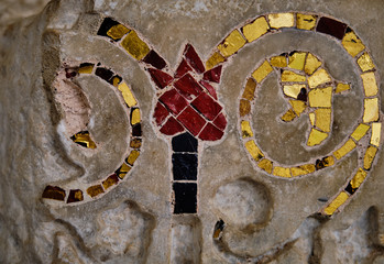 Foto scattata ad Amalfi all'interno della famosa chiesa di Sant'Andrea ad un antico mosaico.