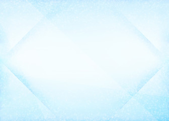 Abstract winter frame, white snow on a blue background