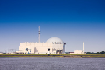 Brokdorf nuclear power plant, Schleswig-Holstein, Germany, Europe
