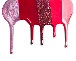 nail polish finger make up beauty cosmetic paint leaking drop