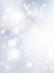 Fototapeta na wymiar 光と雪の結晶　背景
