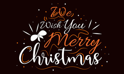 Wish You Merry Christmas Greeting Card
