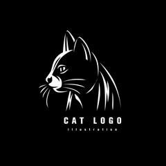 Obraz premium Logotype of the cat